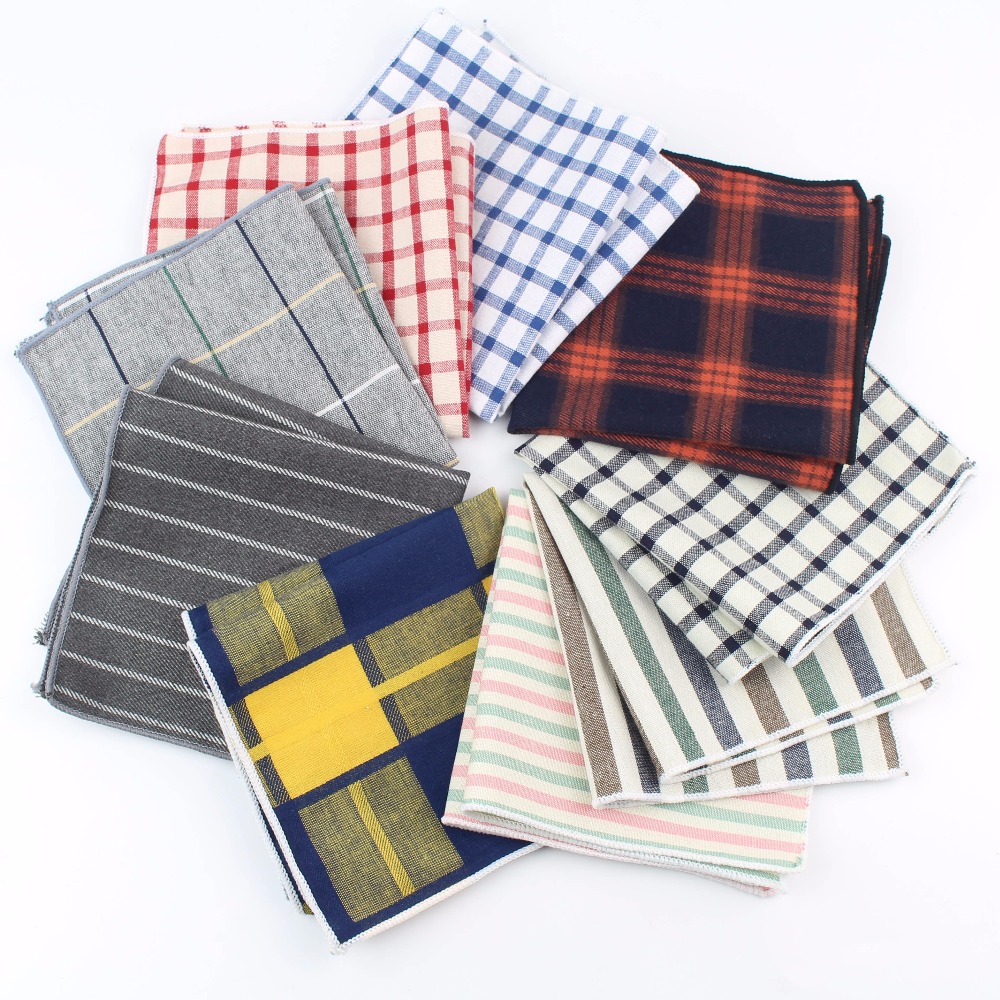 Handkerchief Cotton Men - Nữ Cotton Khăn Tay Dệt Nhiều