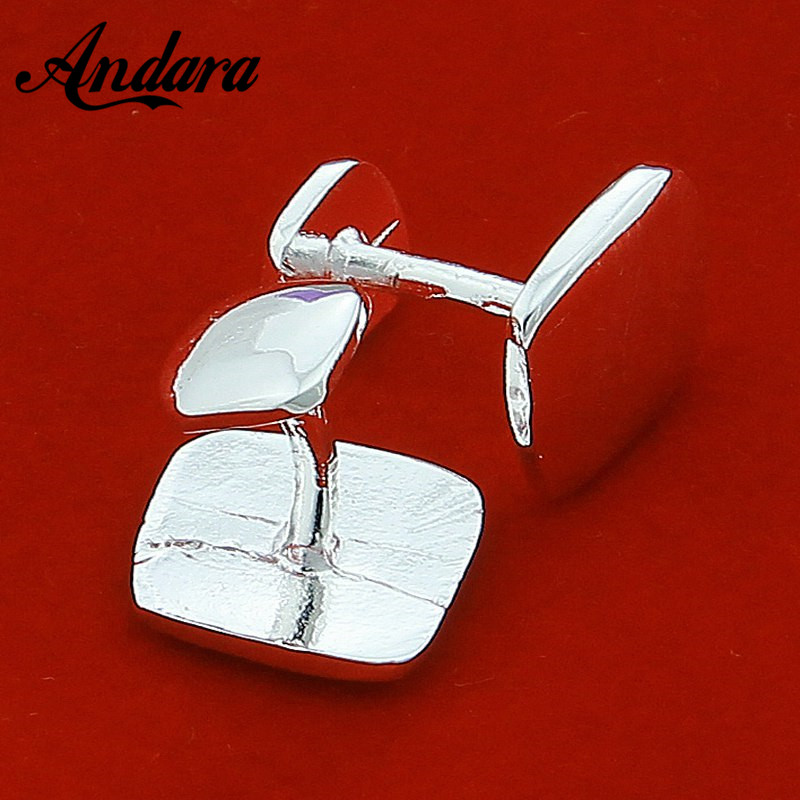 Tie Clip Silver - Bán Bạc Vuông Khuy Măng Sét