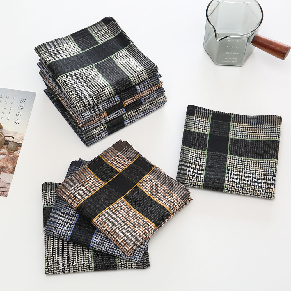 3/6/12 Pcs Men's Pure Cotton H - đánh giá và giá Handkerchief Cotton Men