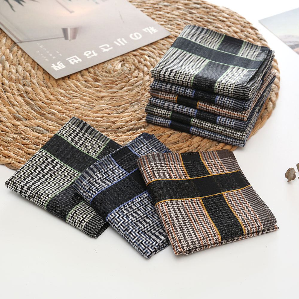 3/6/12 Pcs Men's Pure Cotton H - đánh giá và giá Handkerchief Cotton Men