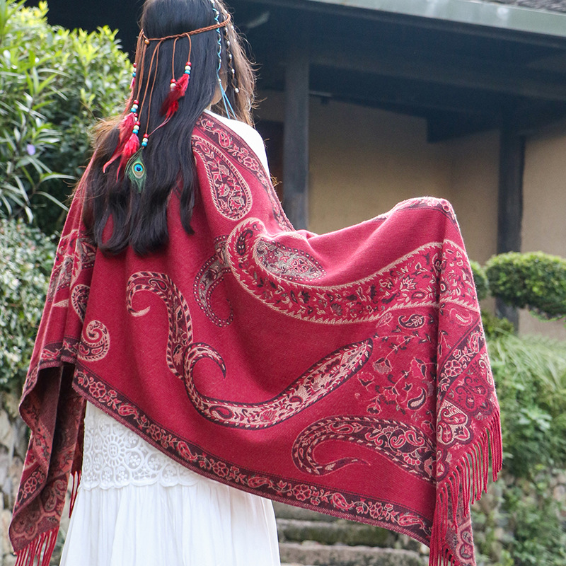 New Bohemia Style Women Double - đánh giá và giá Pashmina Wrap Large