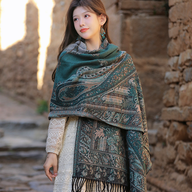 New Bohemia Style Women Double - đánh giá và giá Pashmina Wrap Large
