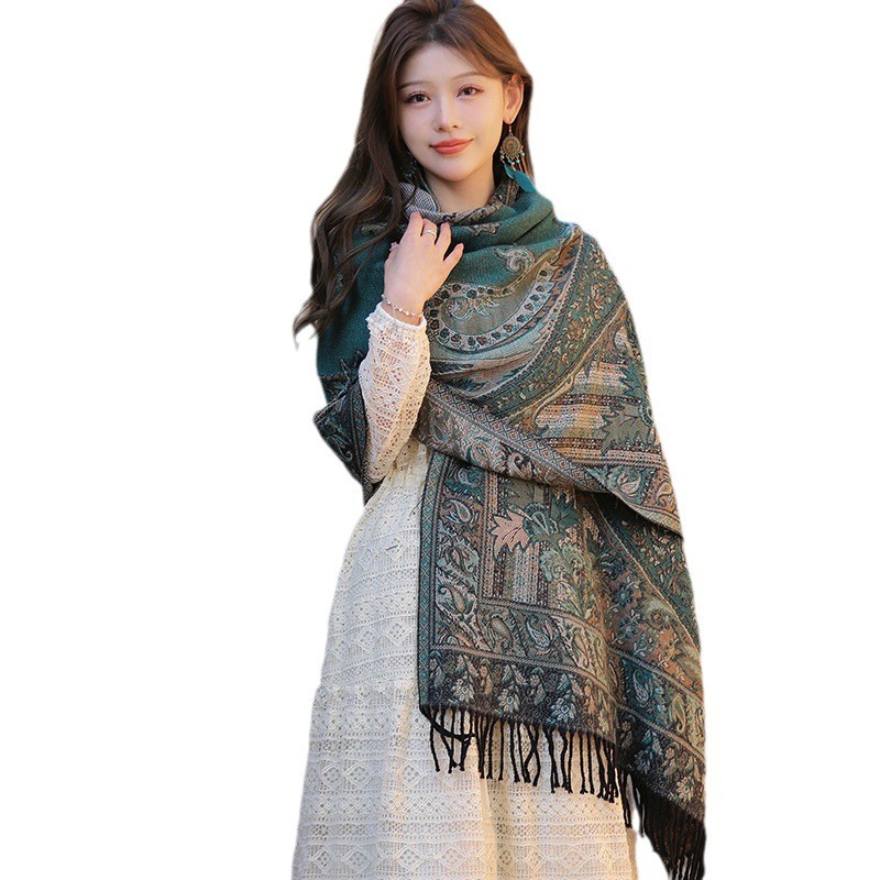 New Bohemia Style Women Double - đánh giá và giá Pashmina Wrap Large