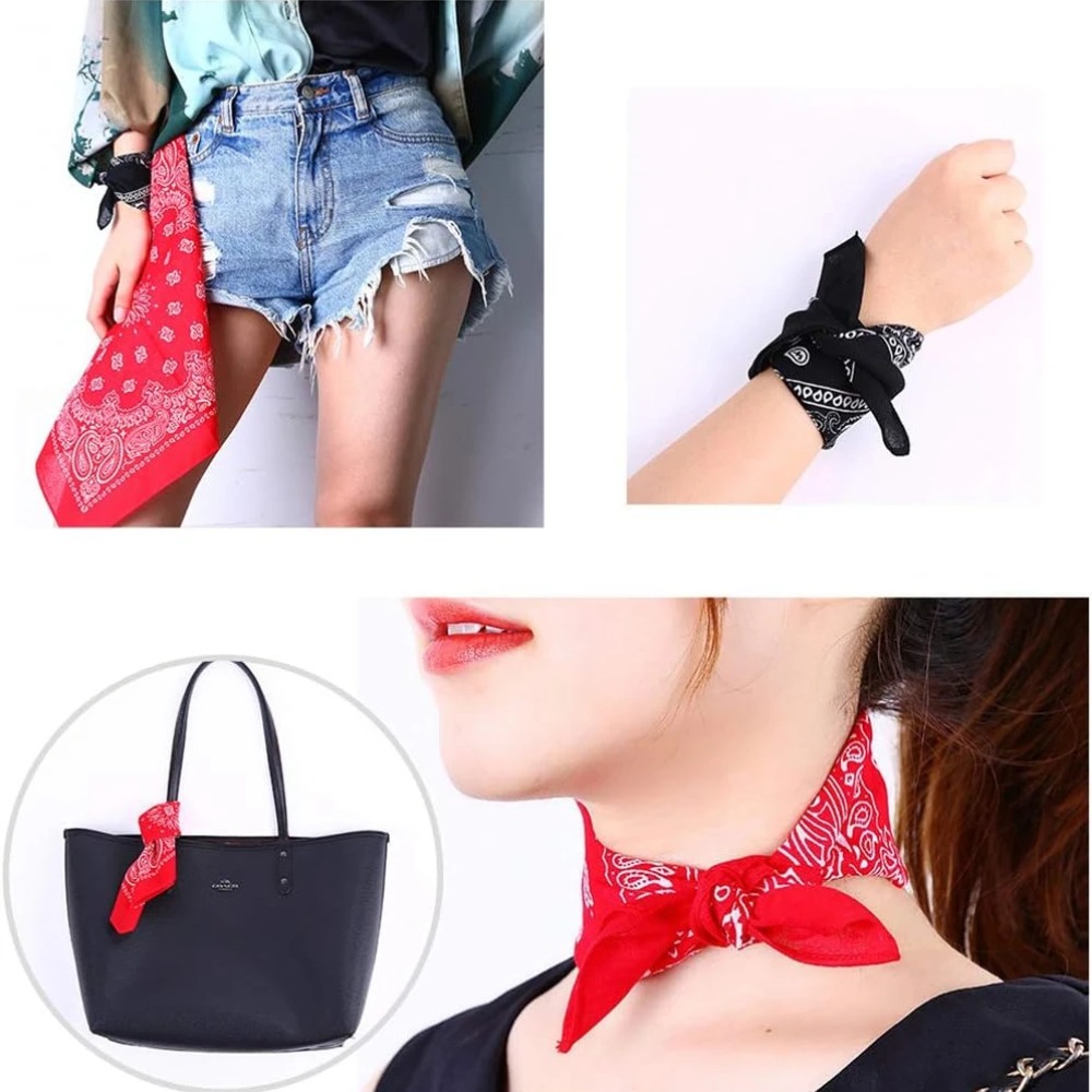 Unisex Men Women Bandana Hairb - đánh giá và giá Handkerchief Cotton Men