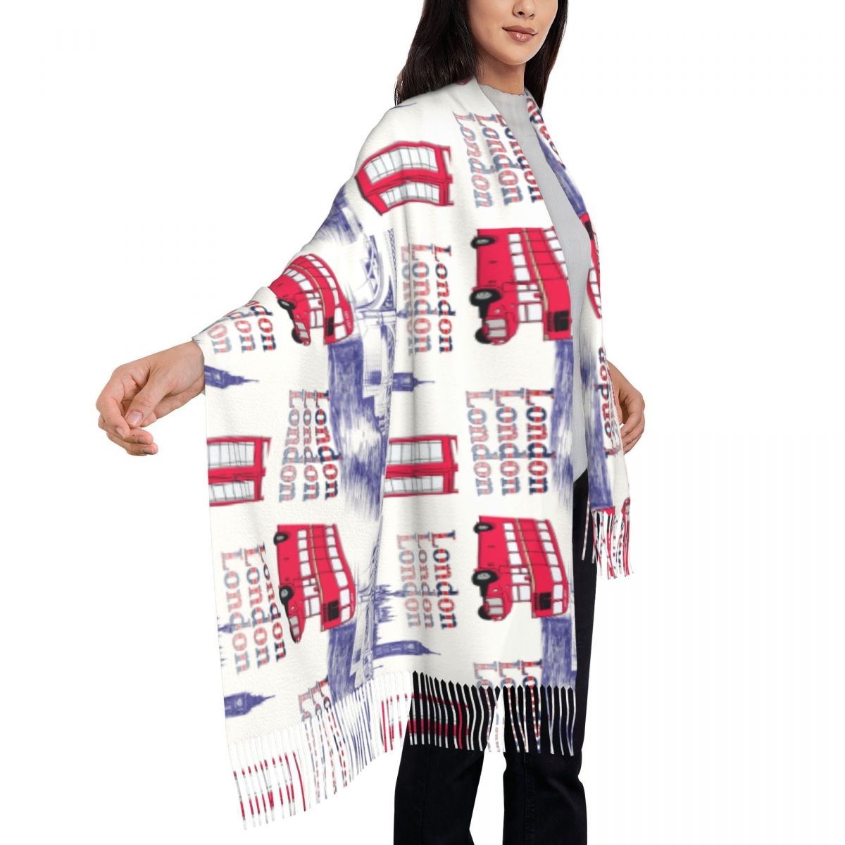 London England Scenes Shawls W - đánh giá và giá Pashmina Wrap Large