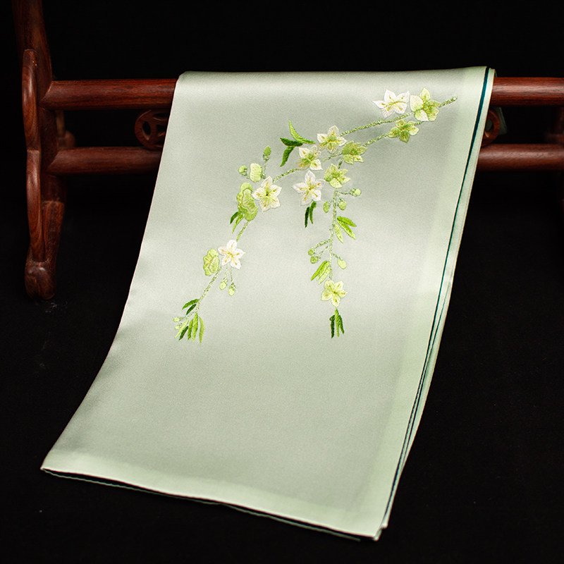 Pure Silk Suzhou Embroidery Sc - đánh giá và giá Silk Neck Scarf