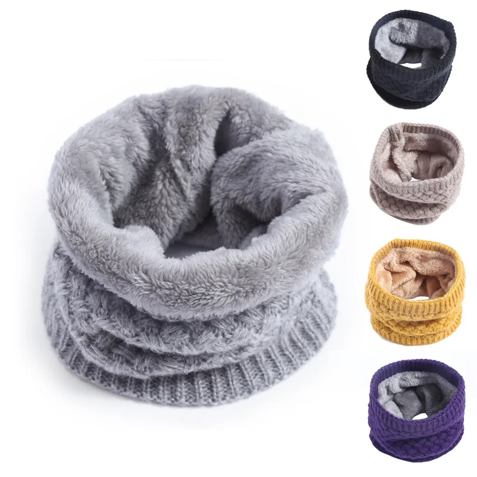 Kids Girls/Boys Winter Knitted - đánh giá và giá Infinity Scarf Knit