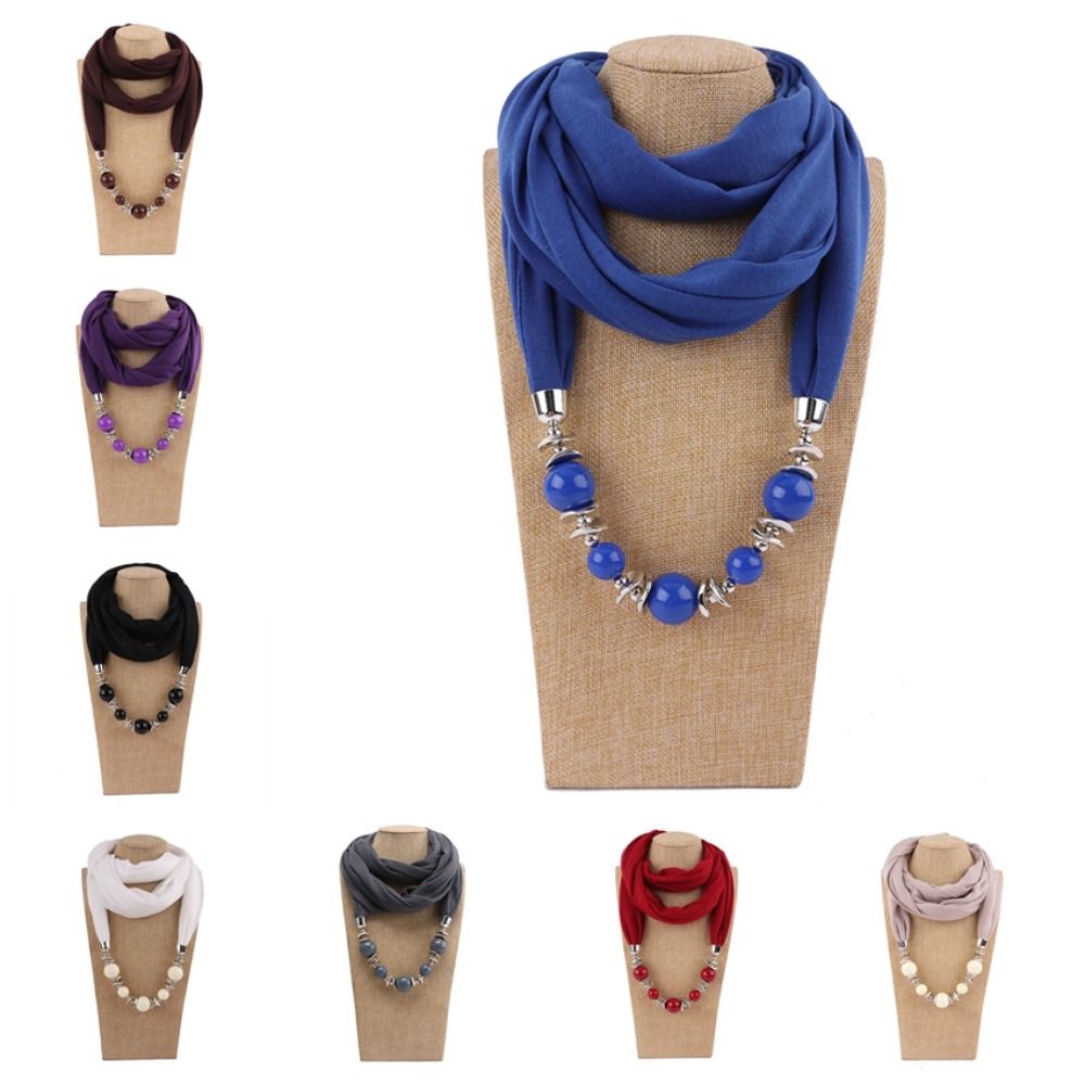 New Chiffon Scarf Necklace Bea - đánh giá và giá Infinity Scarf Knit