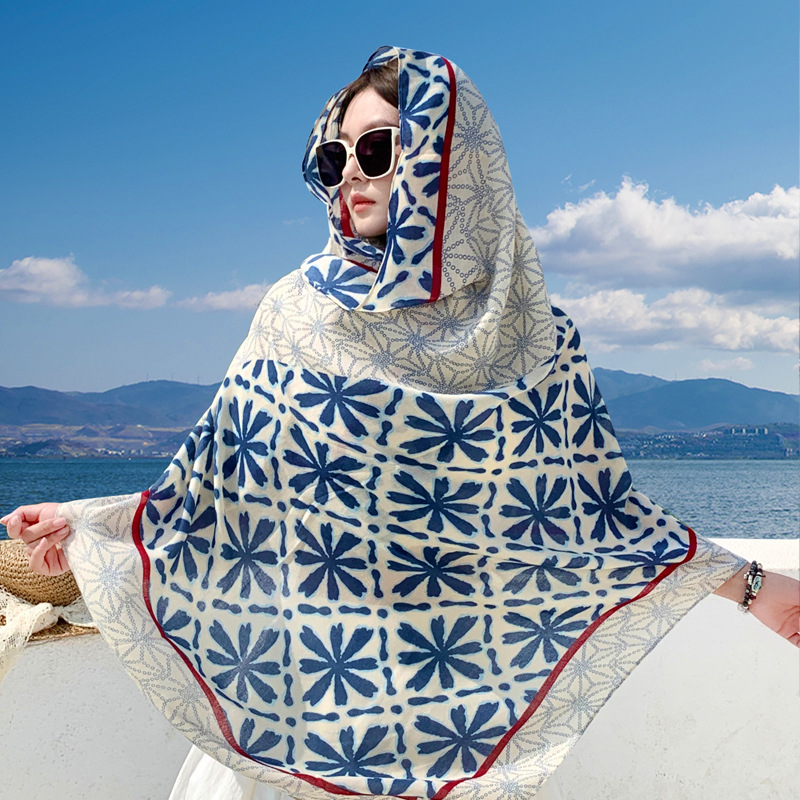 Korean Style Fashion Printed P - đánh giá và giá Pashmina Wrap Large