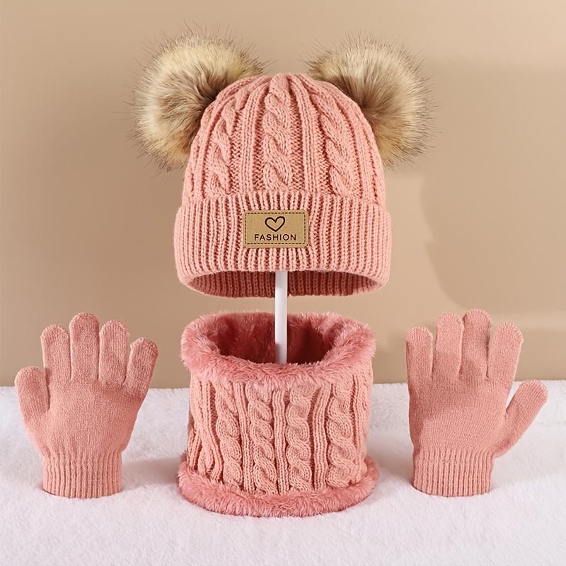 Toddler Kids Pom Pom Decor Bea - đánh giá và giá Infinity Scarf Knit