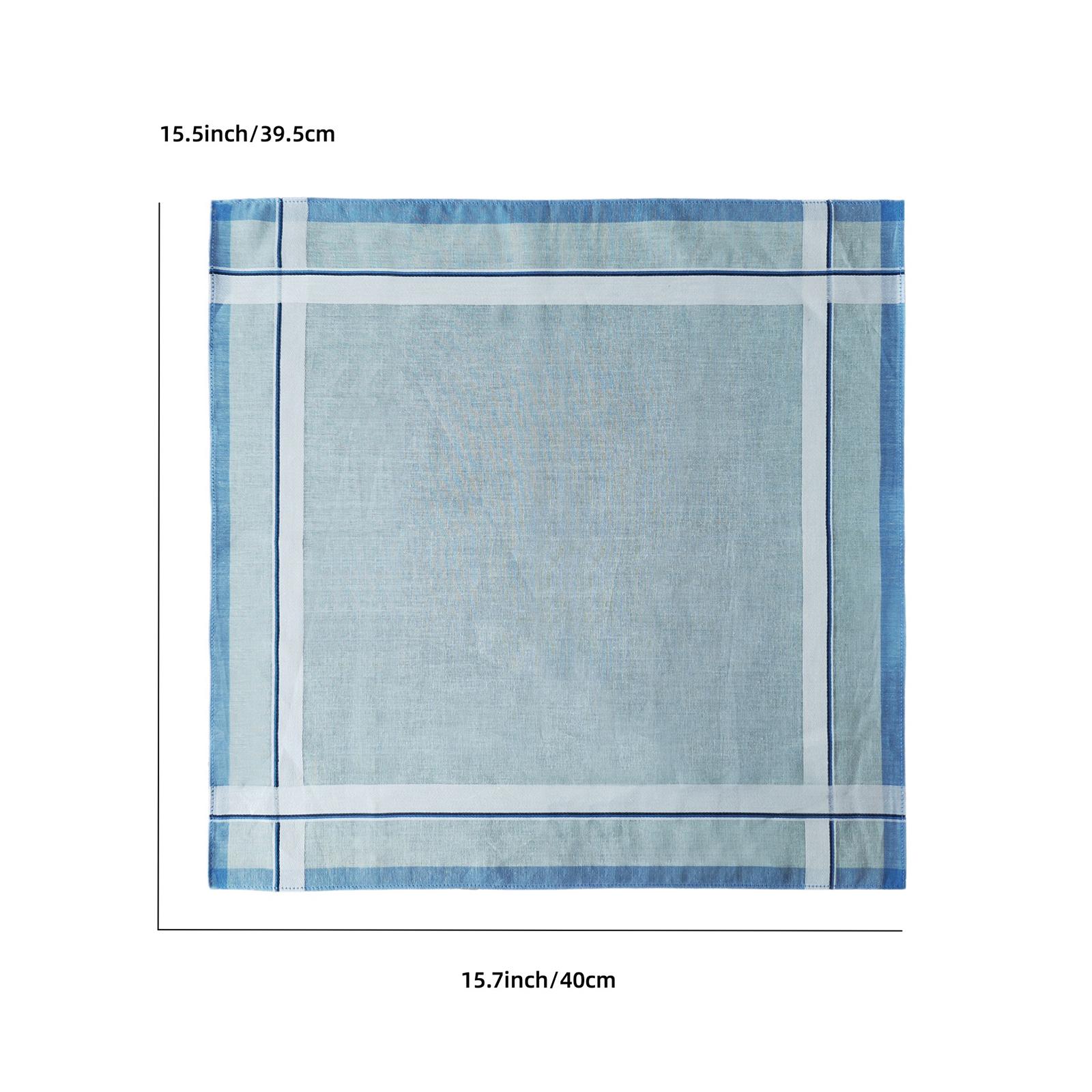 6Pcs Pocket Square Hankies 40c - đánh giá và giá Handkerchief Cotton Men