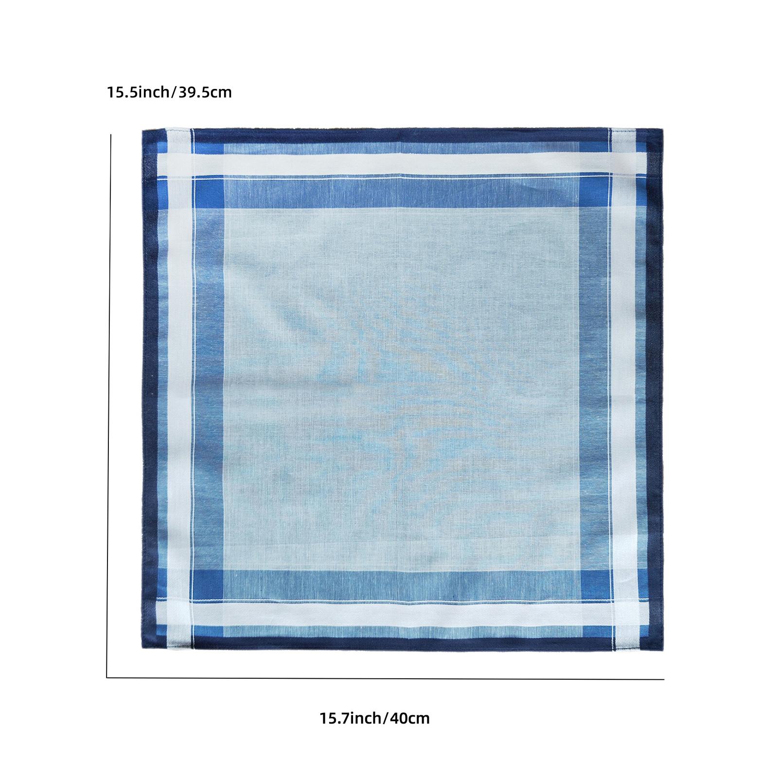 6Pcs Pocket Square Hankies 40c - đánh giá và giá Handkerchief Cotton Men