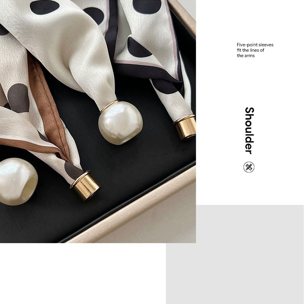 Elegant Magnetic Clasp Pearl S - đánh giá và giá Ascot Neck Scarf