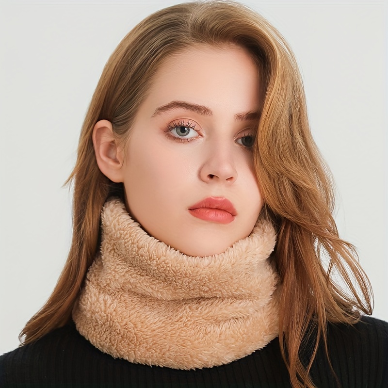 Windproof Plush Infinity Scarf - đánh giá và giá Infinity Scarf Knit