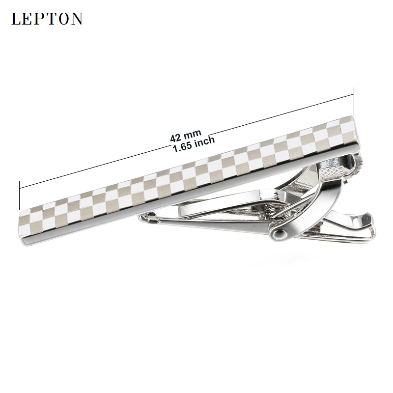 Lepton Vuông Cổ Điển Laser Nam - đánh giá và giá Tie Bar Set Gift