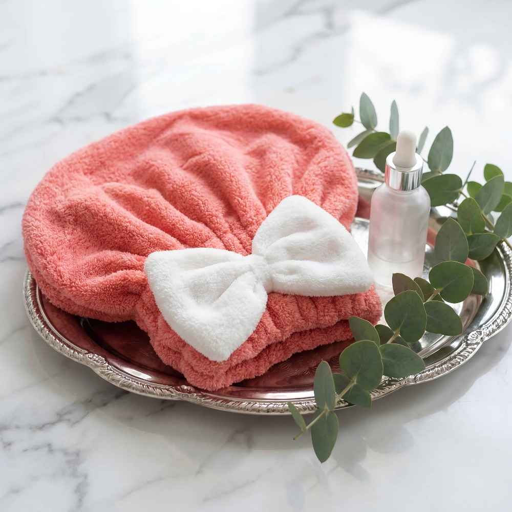 Microfiber Hair Drying Cap, Qu - đánh giá và giá Head Wrap Turban