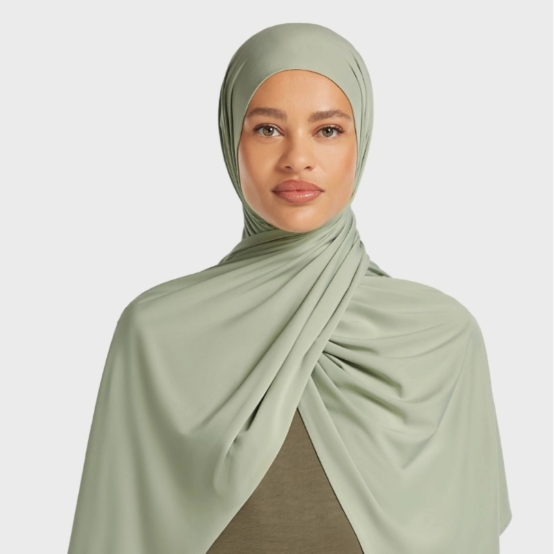D9 Premium Liquid Jersey Hijab - đánh giá và giá Head Wrap Turban