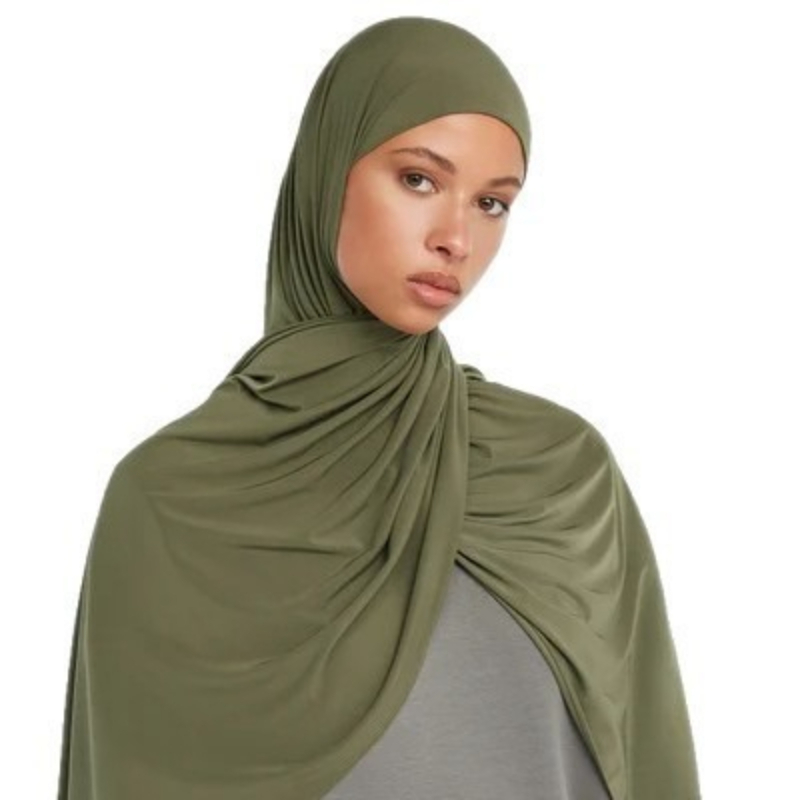 D9 Premium Liquid Jersey Hijab - đánh giá và giá Head Wrap Turban