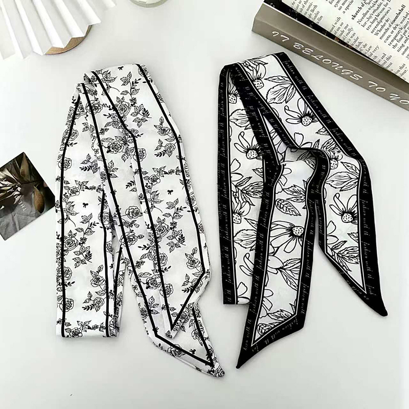 Luxury Fashion Woman Skinny Si - đánh giá và giá Silk Neck Scarf
