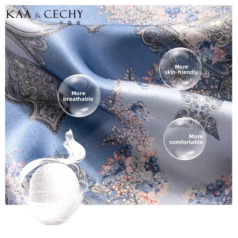 Baroque Floral 100% Mulberry S - đánh giá và giá Ascot Neck Scarf
