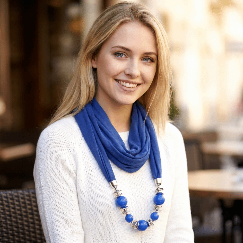 Fashion Chiffon Scarf Necklace - đánh giá và giá Infinity Scarf Knit