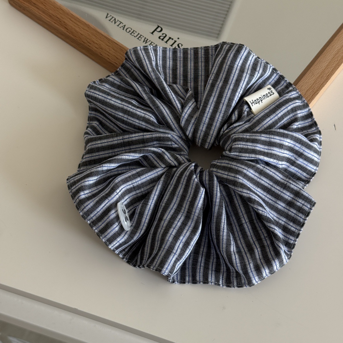 Korea Fashion Stripe Hair Rubb - đánh giá và giá Silk Tie Striped
